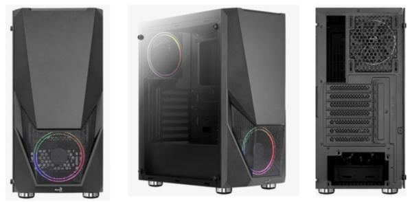 Boitier AEROCOOL | ZAURON SATURN FRGB-G-BK-V2